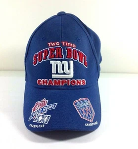 Gorra New York Giants 2 veces Superbowl Champions Reebok 1991 Hook & Loop NFL - Imagen 1 de 7