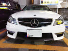 CARBON ADD ON FRONT BUMPER LIP COVER FOR MERCEDES BENZ C204 W204 C63 FACELIFT