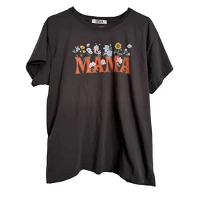 Day Dreamer MAMA Tour Band Tee Size XL Gray/Black Floral Letluv - Picture 1 of 9
