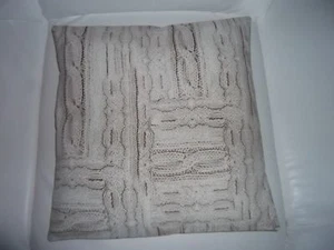 Kissenhülle Strick Impressionen*45x45 cm Landhaus Grobstrick-Optik Wolle Shabby - Bild 1 von 3