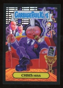 CHRIS HISS 2014 Garbage Pail Kids GPK Chrome BLACK REFRACTOR Parallel R5b /99 - Picture 1 of 1