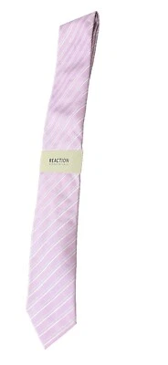Kenneth Cole Reaction Tie Men's Professional Purple /Gray-White MSRP $59.50 - Image 1 of 4