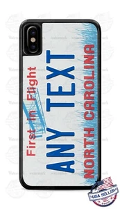 North Carolina License Plate Personalized Phone Case For iPhone Samsung LG etc - Picture 1 of 6