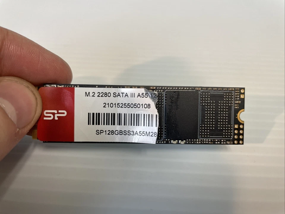 Silicon Power 128GB A55 M.2 SSD (SLC Cache For Speed Boost) SATA III Internal So - Image 1 of 1