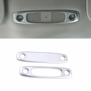 Cubierta de marco de lámpara de lectura delantera + trasera ABS plateada para Tesla Modelo 3 2017-2021 - Imagen 1 de 5