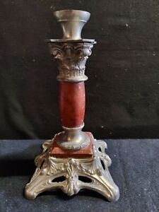 018 Socle Pied Lampe Vase Bronze Régule 19ème Piétement Tripode Restauration 
