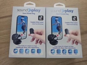 2 of SoundPlay Smart Remote Ring, Bluetooth TikTok Scrolling Ring, NIB - Zdjęcie 1 z 7