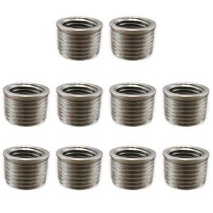 Time-Sert 02142 1/2-14 Taper Pipe Stainless Steel Insert - 10 Inserts - Imagen 1 de 5