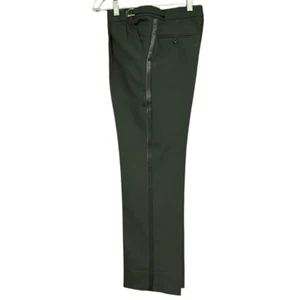 Adjustable Black Tuxedo Pants w/ Track Buckles Boy’s (up to 26”) - Picture 1 of 6