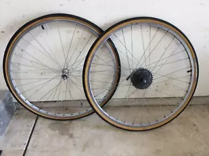 VINTAGE ATOM DRUM BRAKE WEINMANN CONCAVE 5 SPEED SUNTOUR ROAD BICYCLE 27" WHEEL - Picture 1 of 7