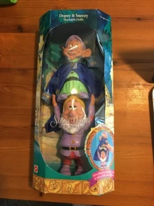 Muñecas apilables, Dopey y Sneezy (1992) de Disney - Imagen 1 de 2