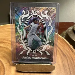 2023 donruss silver speckled Mr 3000 rickey henderson #m3k-1 - Picture 1 of 2