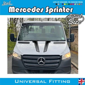 Autocollants autocollants graphiques Mercedes Sprinter rayures capot camping-car camping-car 152 - Photo 1/4