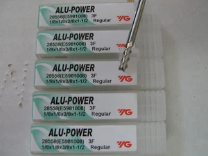 1/8""x3/8"" LOCx1 1/2 OAL YG-1 ALU-POWER 3 molino final de carburo flauta aluminio 5 piezas - Imagen 1 de 2