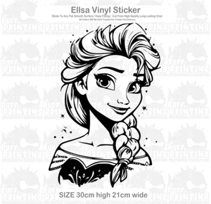 Ellsa Wall Stickers Disney Art room Removable Decals DIY / Car / #014 - Picture 1 of 17