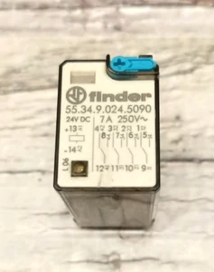 Finder 55.34.9.024.50.90 Relay 24V DC 7A 250V - Picture 1 of 3
