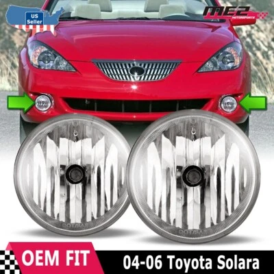 Luces antiniebla para Toyota Solara 2004-2006 parachoques de fábrica lente transparente de repuesto Foto 1 de 4