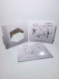 Ariana Grande, Justin Bieber Stuck With U Autographed / Signed CD Cover NEW - Picture 1 of 3