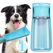 Portable Dog Water Bottle Dispenser [Leak Proof & Foldable] Dog Travel Water ...