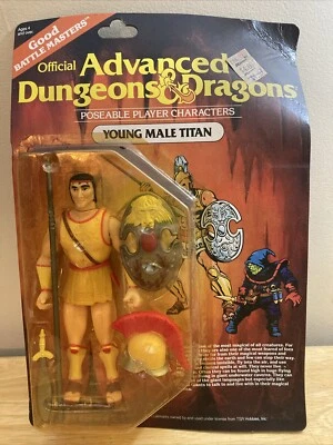 Винтажный D&D Официальный Продвинутый Dungeons & Dragons Молодой Мужчина Титан LJN TSR - Изображение 1 из 4