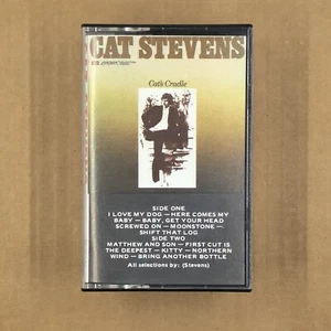 CAT STEVENS Cassette Tape CATS CRADLE 70s Rock Folk FIRST CUT IS THE DEEPEST - Picture 1 of 5