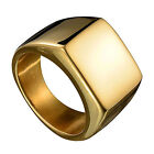 Finger Ring Fashoinable Jewelry Gift Men Square Ring Stainless Steel