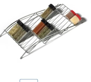 Spectrum Diversified In-Drawer Spice Rack, Chrome, 31270. 18"x8.5"x2.5" I Have 2 - Picture 1 of 9