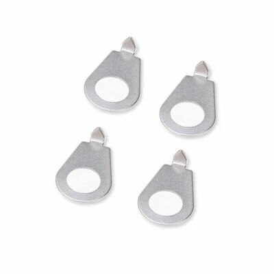 Musiclily Pro 4Pcs Chrome Nickel Guitar Knob Pointer Plate Position Indicator