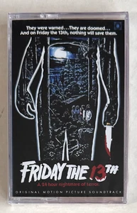 FRIDAY THE 13TH * HARRY MANFREDINI * LIMITED EDITION RED & WHITE CASSETTE * BN - Picture 1 of 7