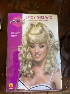Rubies Spicy Girl Blonde Wig 50472 Halloween - Picture 1 of 2