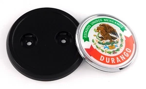 Durango Mexico Car Truck Grill Black Badge 3.5" grille chrome emblem - Bild 1 von 12