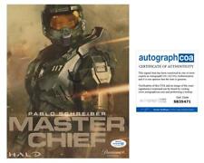 Pablo Schreiber "Halo" AUTOGRAPH Signed 'Master Chief' 8x10 Photo D ACOA