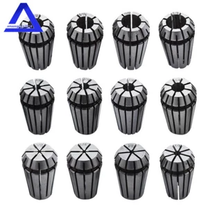 12PCS ER16 Spring Collet Set For CNC Milling Lathe Tool Engraving 1/32"-3/8" - Picture 1 of 6
