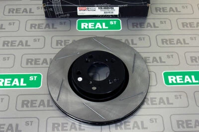 StopTech Sport Slotted Brake Rotor Front Left RSX Type-S 02-06 Civic Si 06-15 - Image 1 of 4