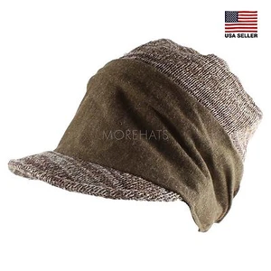 Suave Cálido Tejido Esquí Patinador Informal Gorro Gorro Banda Sombrero Invierno Mujeres Hombres - Imagen 1 de 4