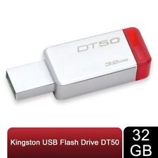 Kingston DT50 USB Flash Drive 32GB - Compact, Light-weight, Fast!