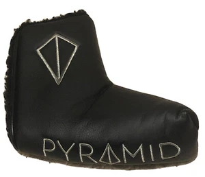 PYRAMID PUTTERS BLADE PUTTER HEADCOVER - Black Golf Head Cover GOOD CONDITION - Picture 1 of 4