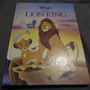 Libro de cuentos clásicos vintage de Disney El Rey León de tapa dura años 90 para niños - Imagen 1 de 2