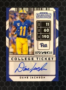 🏈 2020 Panini Contenders Draft Picks College Ticket AUTO #269 - Dane Jackson 🏈 - Picture 1 of 2