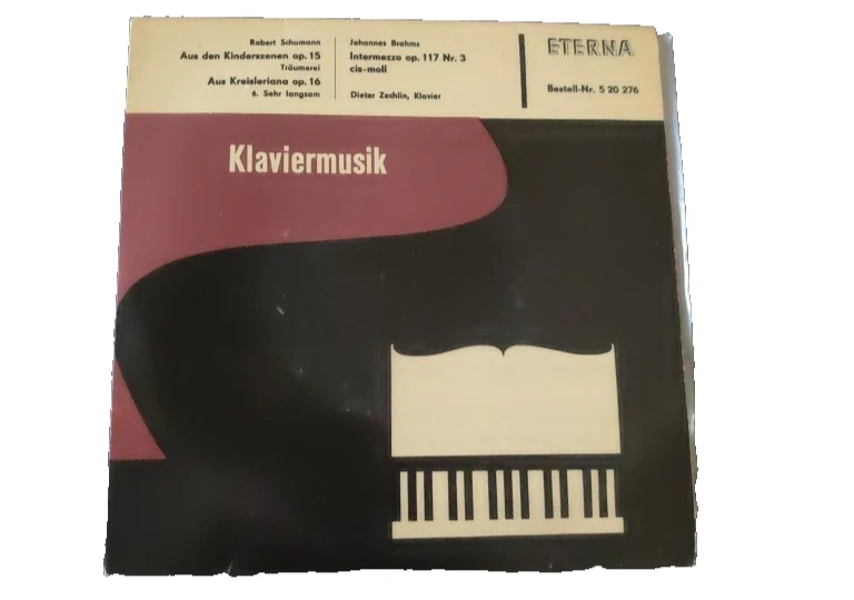 EP 7" 45rpm DIETER ZECHLIN Klaviermusik ETERNA 520276 DDR 1966 - Bild 1 von 1
