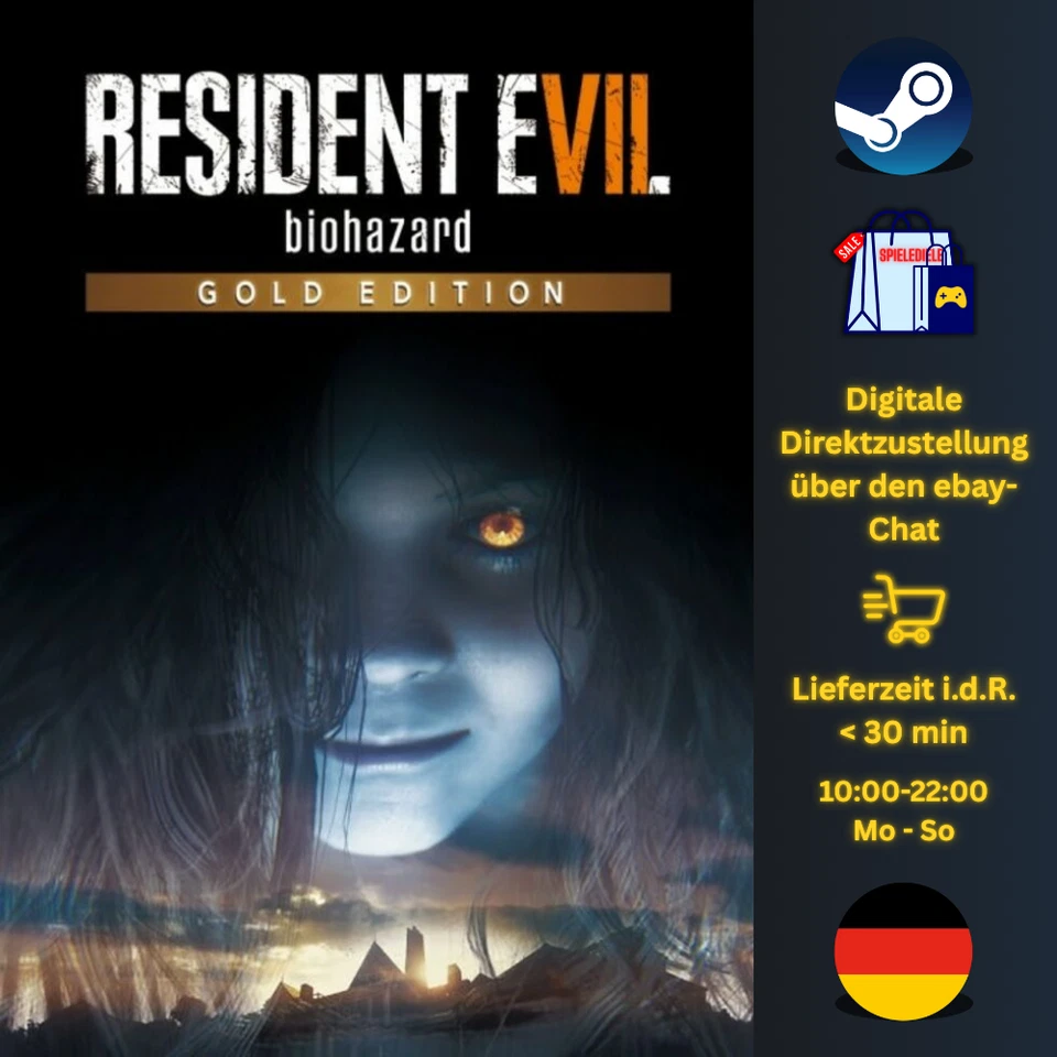 Resident Evil 7 Biohazard Gold Edition [Code/Key PC Steam] - Bild 1 von 4