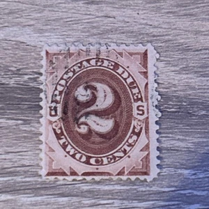 US Scott J2 Used 2c pale brown Postage Due - Picture 1 of 1