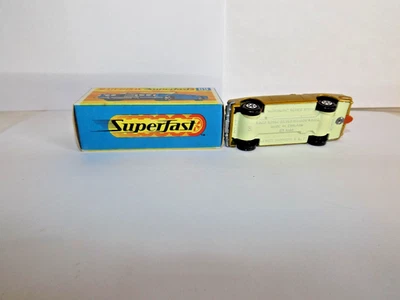 MATCHBOX S/F NO.  69-A ROLLS-ROYCE PLATA SOMBRA ORO CUERPO, BASE AMARILLO PÁLIDO SIN USAR, EN CAJA Foto 1 de 4