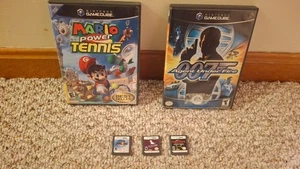 Nintendo DS & GameCube Lot: Mario Power Tennis, Super Mario 64 DS, Nintendogs - Picture 1 of 12