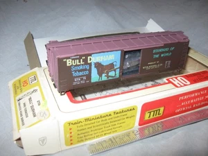 X2032 HO TRAIN MINIATURE 2708 BULL DURHAM SMOKING BOX CAR BLACKWELL,DURH.,NC kit - Picture 1 of 1