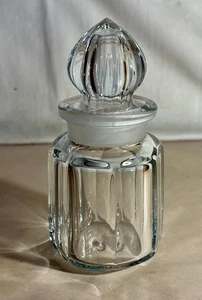 Heisey Kristall Flachbildschirm 5 1/4" Meerrettich Glas mit Deckel - Bild 1 von 2