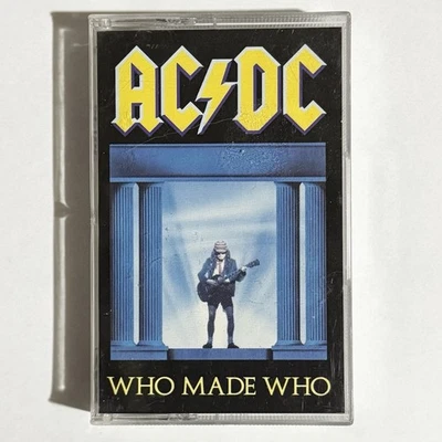 AC/DC Who Made Who Cassette Tape 1986 Atlantic NM Like New - Image 1 of 3