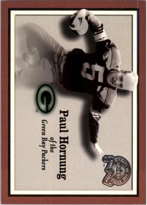 2000 Greats of the Game (Fleer) Football "Main Set" Cards - Image 1 of 1