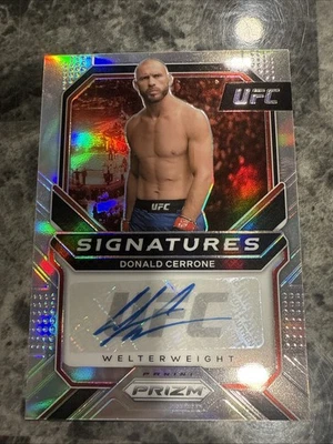 2021 Panini Prizm Signatures Donald Cerrone Silver Auto  - Image 1 of 2