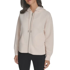 DKNY Damen Tech Ottoman Jacke - Sand - Größe L - Bild 1 von 5